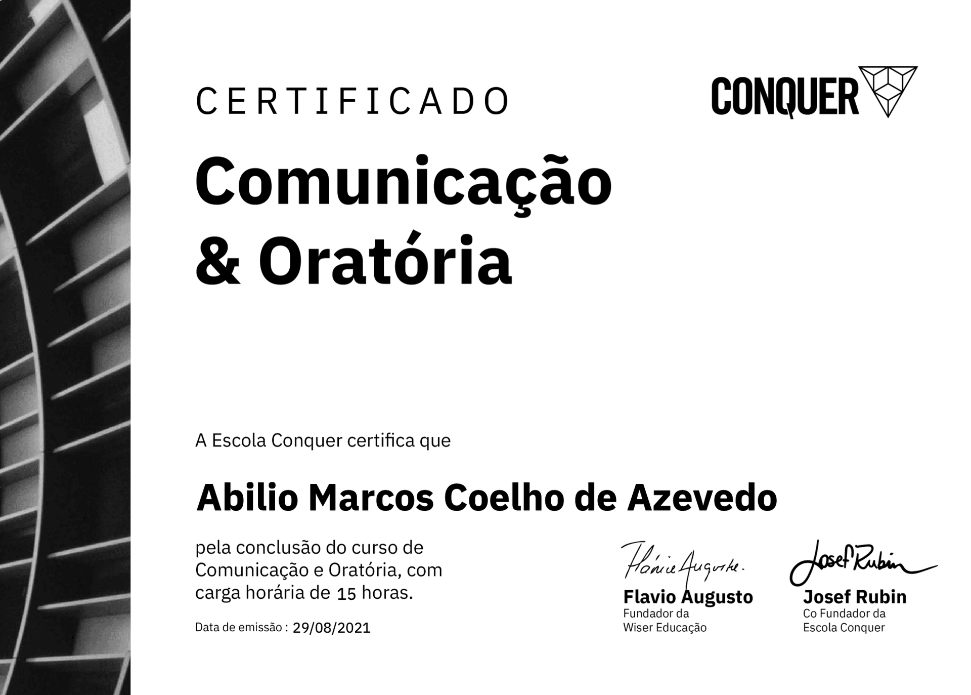Cover Image for Curso de Comunicação e Oratória - Conquer