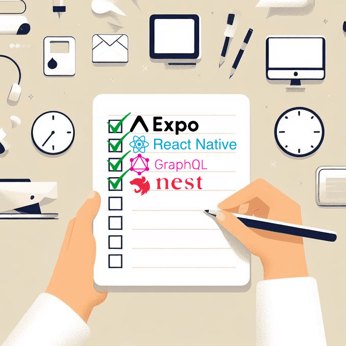 Cover Image for Lista de Tarefa - Usando NestJS Graphql Expo React Native Apollo