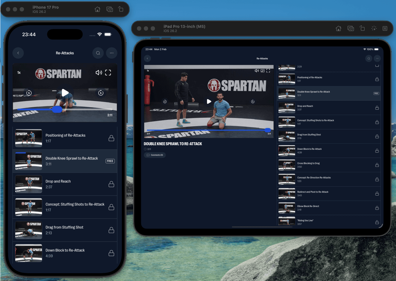 Athletes Ocean